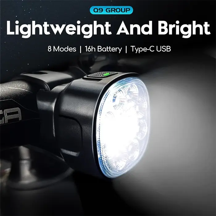 Ensemble de lumières de vélo haute luminosité