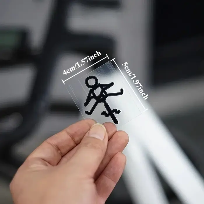 1 autocollant de vélo amusant et mignon