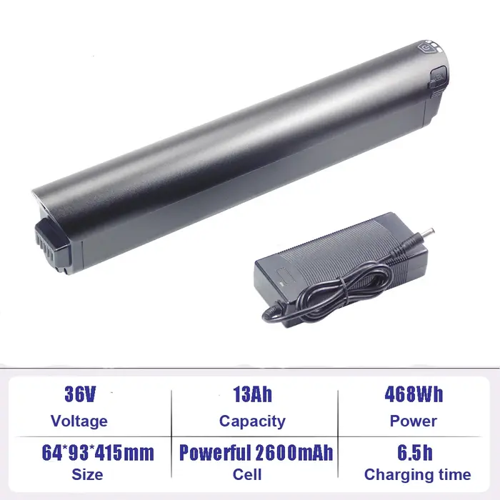 Batterie Li-ion amovible pour vélo électrique Vefreedom Cybervelo EK2 Pro URLIFE E26, 48V, 10,4 ah, 