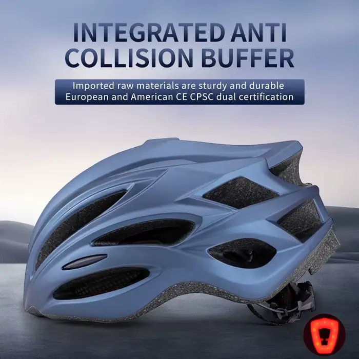 Horntour nouveau casque de vélo avec feu arrière ultraléger