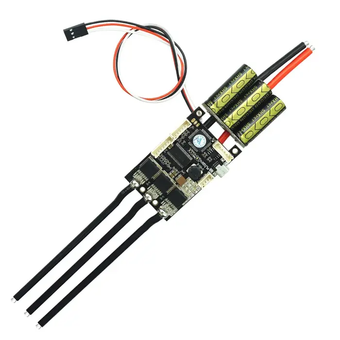 Contrôleur de vitesse électrique Flipsky FSESC 4.12 50A pour conversion skateboard électrique et e-scooter noir haute performance VESC