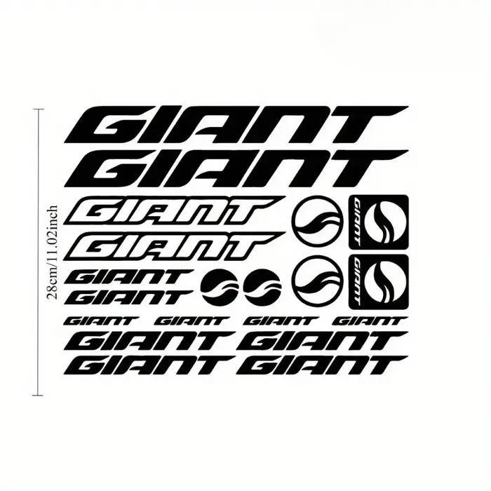 Autocollant plat pour KIT autocollants adhésifs géants pour voiture de vélo