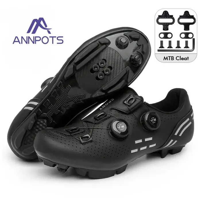 Chaussures de cyclisme en carbone pour femmes et hommes