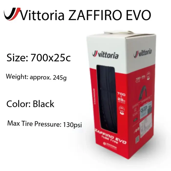 Pneu de vélo de route VITTORIA ZAFFIRO EVO New haute performance pliable durable en blanc bordeaux jaune rouge ou violet pour cyclisme