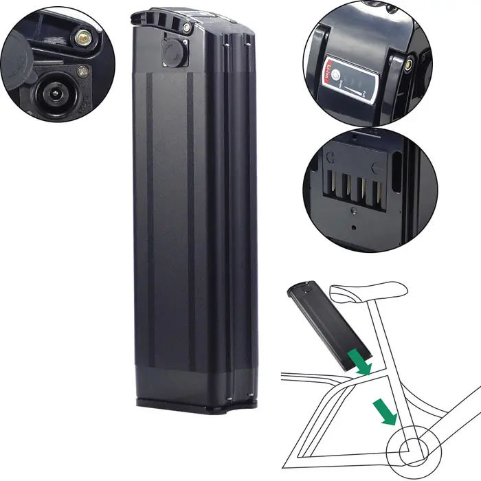 Batterie lithium-ion JETECH JT-EBB10-21 36V 10Ah 10.4Ah pour vélo électrique Moovy