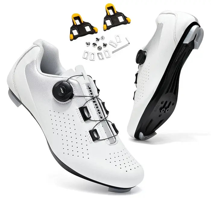 Chaussures de cyclisme sur route, chaussures plates à crampons, baskets de cyclisme rapide, chaussur