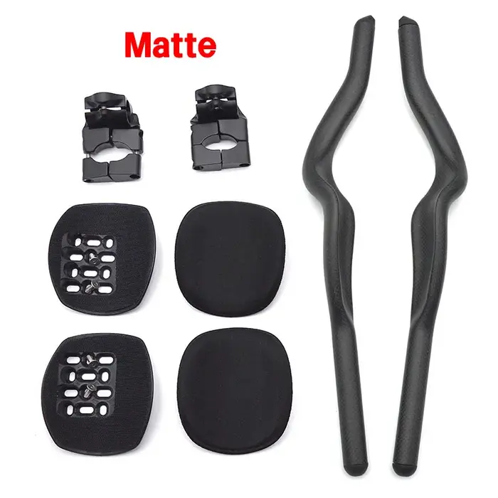 Vélo de route Triathlon temps d'essai 3K repose-vélo entièrement en carbone guidon TT 35 ° Pour extension