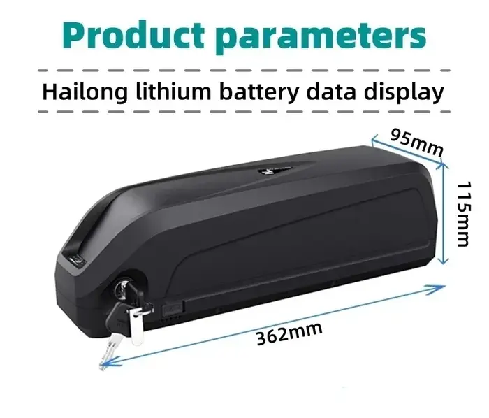 Batterie de vélo électrique type Hailong