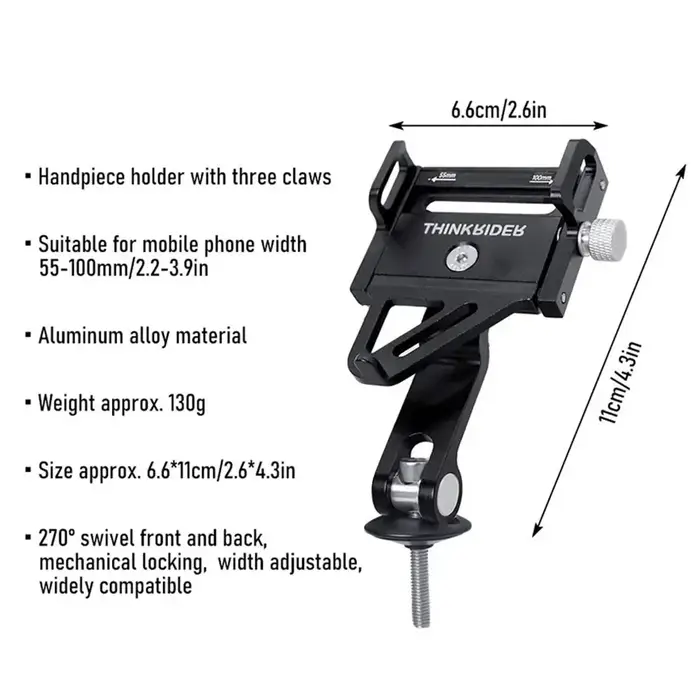 ThinkRider-Support de téléphone pour vélo VTT