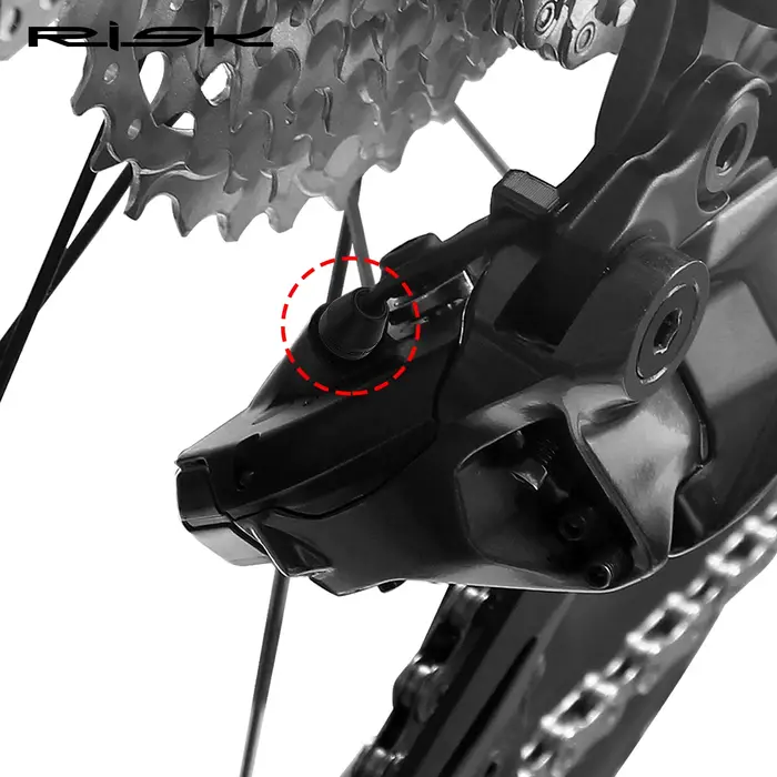 2 pièces risque vélo de route Di2 arrière décodeur changement e-tube fil électrique étanche manchon en caoutchouc bouchon de protection anti-poussière protecteur