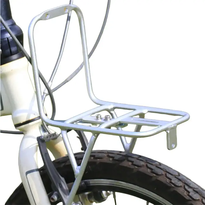 Porte-vélo avant en alliage d'aluminium, support de chargement robuste pour tourisme, cyclisme, déplacements, Shopping, voyage, Camping