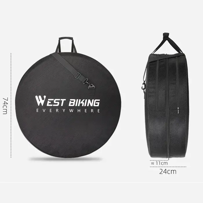 WEST BIKING-Sac de transport étanche pour roues de vélo de route
