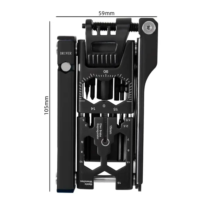 Kit d'outils de réparation de vélos multifonctionnel