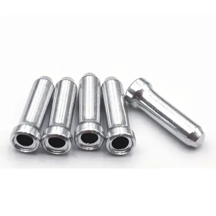Embouts de câble de frein et de dérailleur en aluminium pour vélo