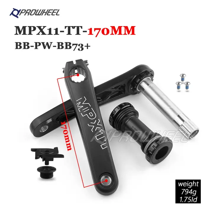 Pédalier MPX11, 170mm 175mm