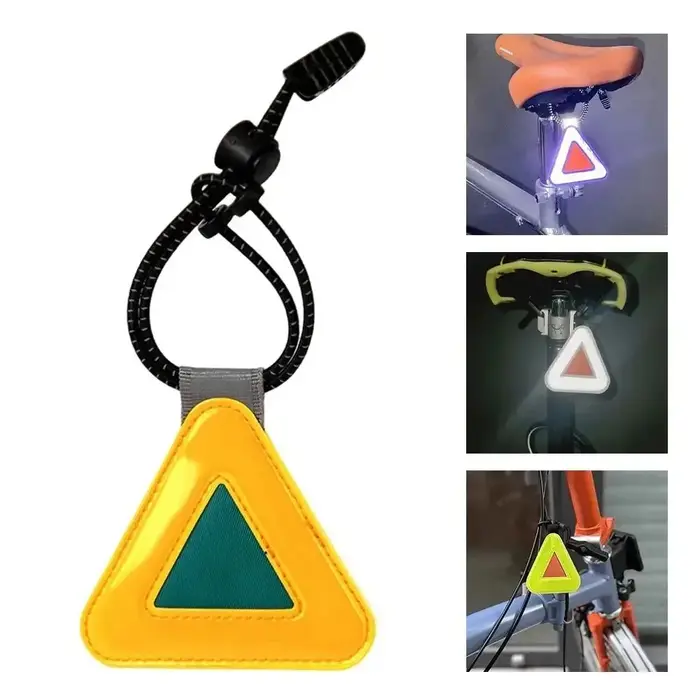 Triangle réfléchissant pour vélo