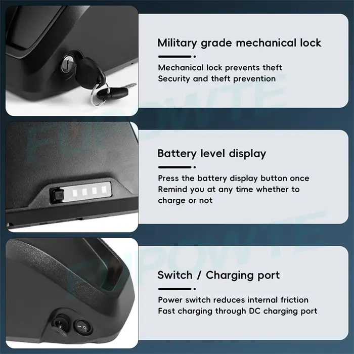 Batterie aste pour vélo électrique
