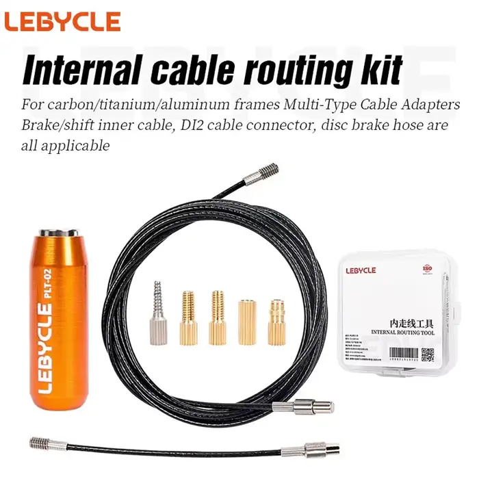 LEBYCLE Kit de routage de câbles internes de vélo de route pour cadres