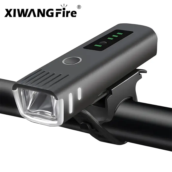 Paquet de 1/2 feux de vélo rechargeables phare et feu arrière