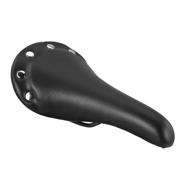Housse de selle de vélo vintage en cuir imperméable pour vélo de route