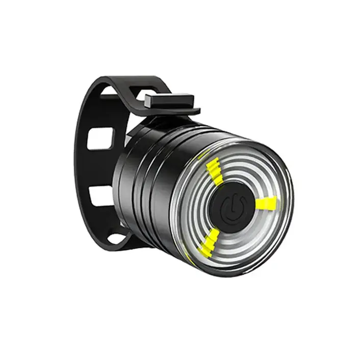 Ensemble d'éclairage de vélo arrière, feu avant avec feu arrière, lampe de poche de sécurité VTT, io