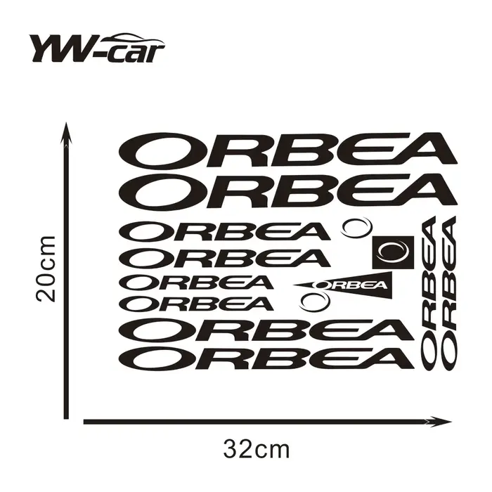 1 ensemble d'autocollants vtt pour ORBEA