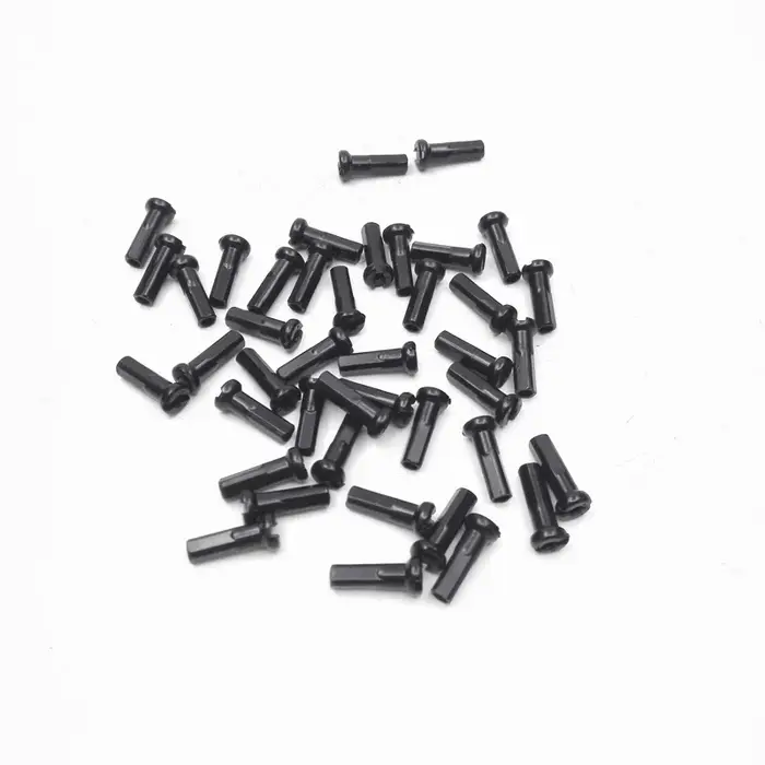 Lot de 5 rayons de vélo noirs de 14G de diamètre