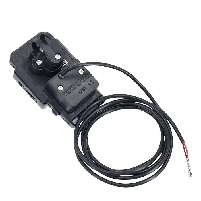 Support de téléphone portable noir pour trottinette électrique