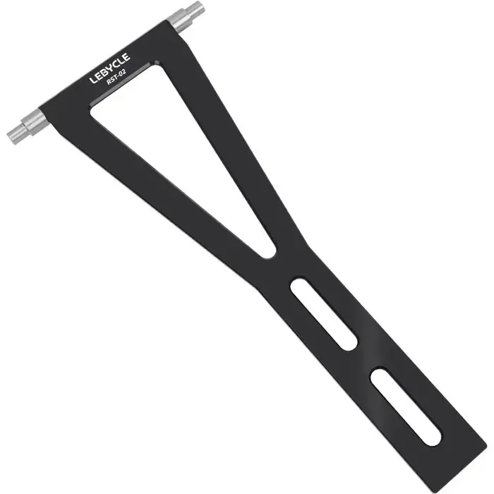 Jauge de centrage de jante de vélo, support de réglage de roue de vélo, outil d'entretien de rapport