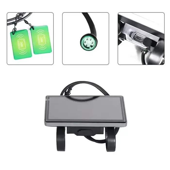 Pour OUXI V8, V5.0-EU Version écran LCD de vélo électrique avec NFC-nouvelle pièce de rechange
