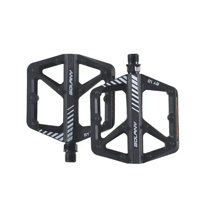 Pédales de vélo BOLANY en fibre de nylon, roulement double couche DU, design antidérapant à clous, a