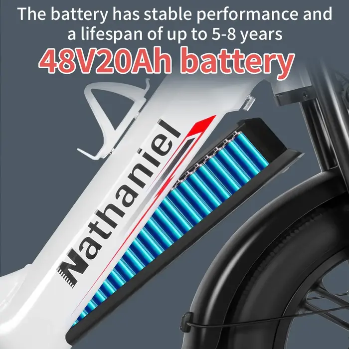 Vélo électrique 20 pouces, 2 moteurs 1000W, batterie amovible 48V 20Ah, vélo électrique 50 km/h pour adultes, VTT avec Shimano 7 vitesses