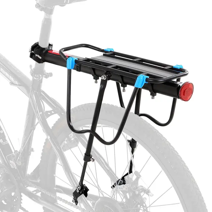 Porte-bagages arrière réglable en alliage d'aluminium pour VTT
