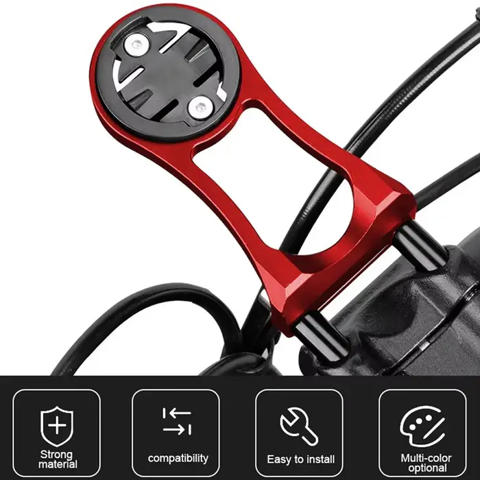 Support de guidon de vélo en alliage d'aluminium pour compteur de vitesse et fixation de phare