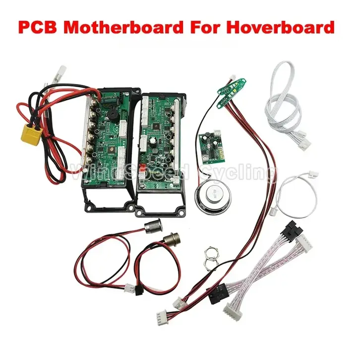 Carte mère contrôleur pour scooter d'équilibre électrique 36V 42V système double avec carte Bluetooth pour hoverboard 6 8 10 pouces blanc