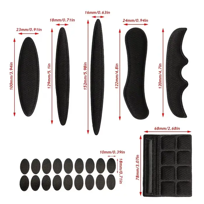 Kit de rembourrage de casque 27 pièces