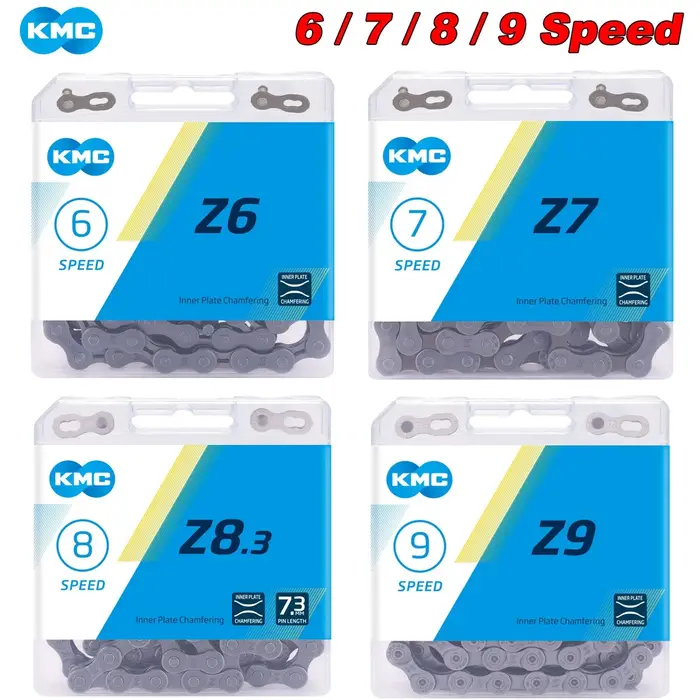 KMC chaîne vtt Z6 Z7 Z8.3 Z9 vélo de route 6S 7S 8S 9S