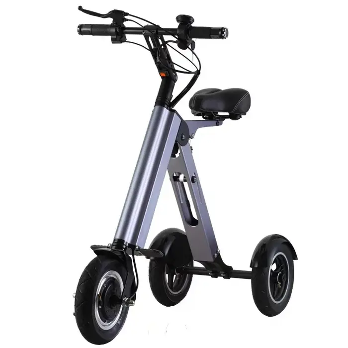 Nouveau Mini petit Tricycle électrique pliable Portable personnes âgées équitation trajet Scooter