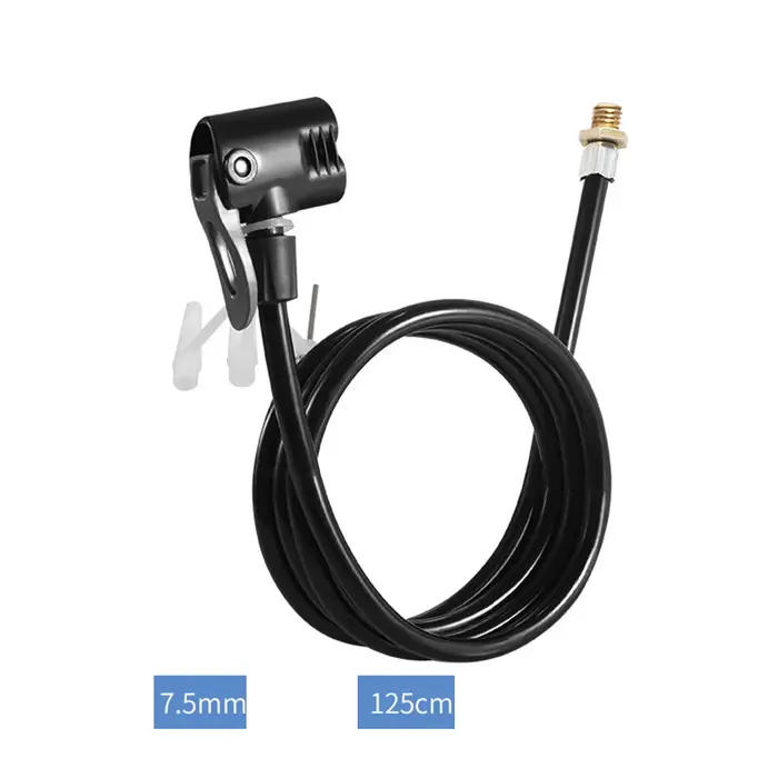 Pompe à air portable pratique pour vélo, tube d'extension, gonfleur de tuyau, audacieux et allongé, 