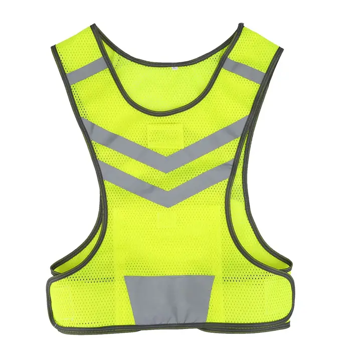 Gilet de sécurité réfléchissant réglable haute visibilité pour les Sports de plein air cyclisme cour