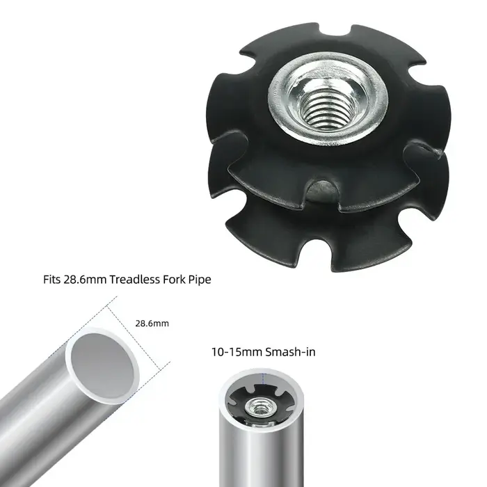 Fourche de vélo écrou étoile