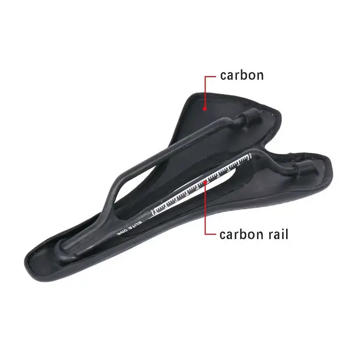 Selle de vélo en carbone Elitaone 270x143mm siège