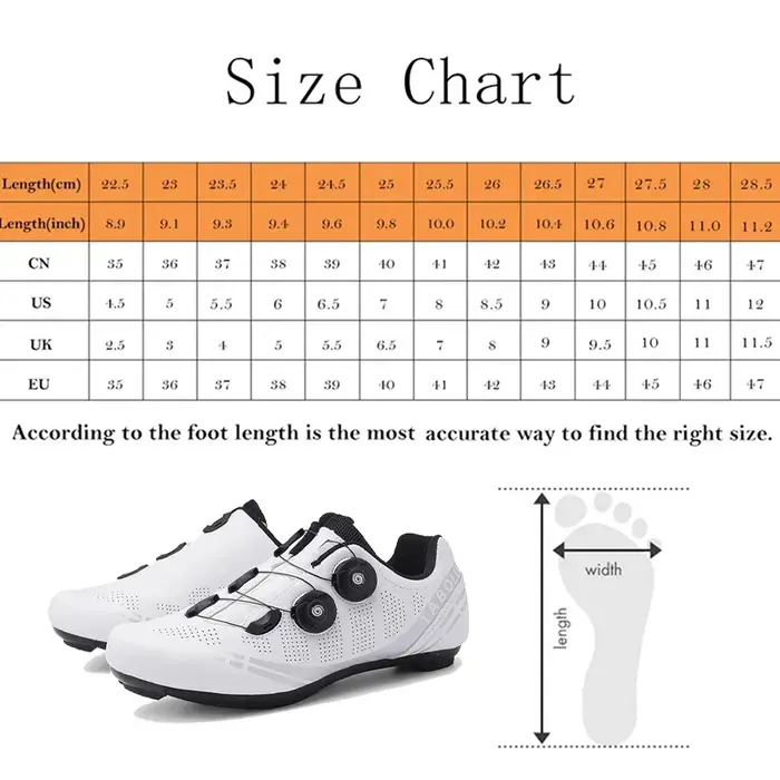Chaussures de cyclisme professionnelles en carbone pour hommes et femmes