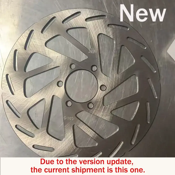 Rotor de frein à disque de vélo 160 mm avec 6 boulons