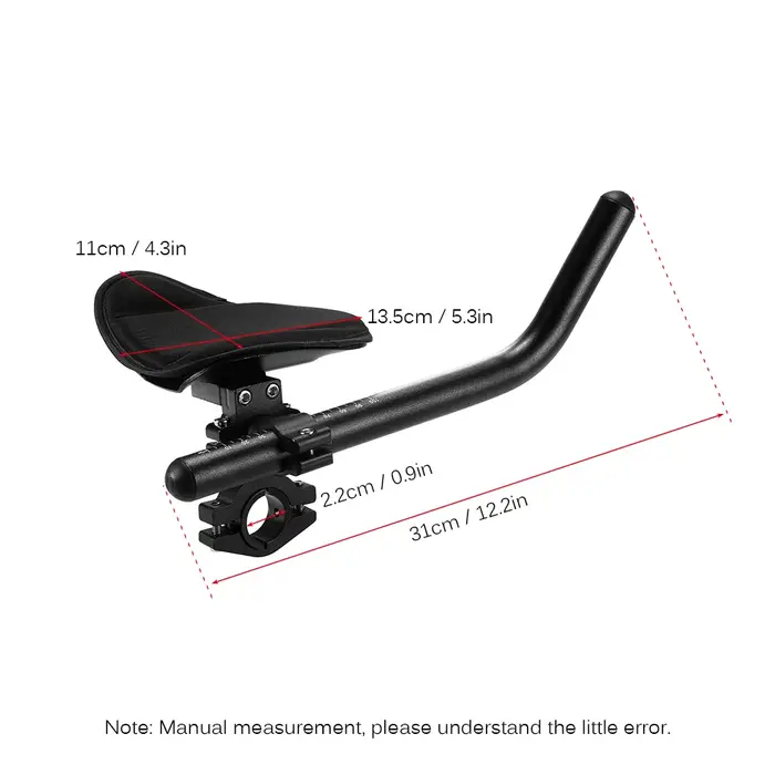Barre de repose-bras aérodynamique pour vélo de route, VTT et triathlon