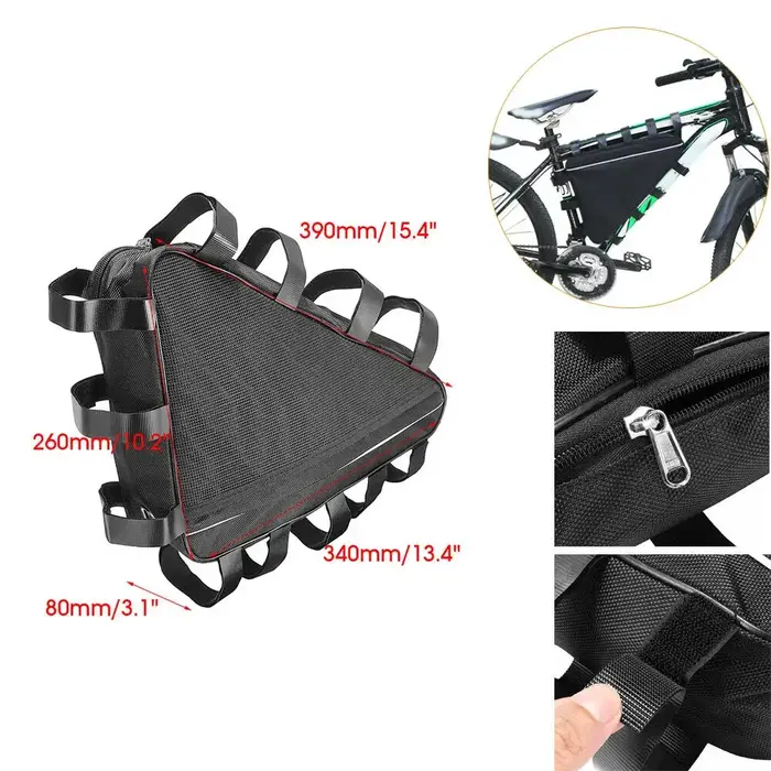 Sac triangulaire pour cadre de vélo de montagne électrique, étui à batterie Ion Eddie, 34cm, 41cm, 5