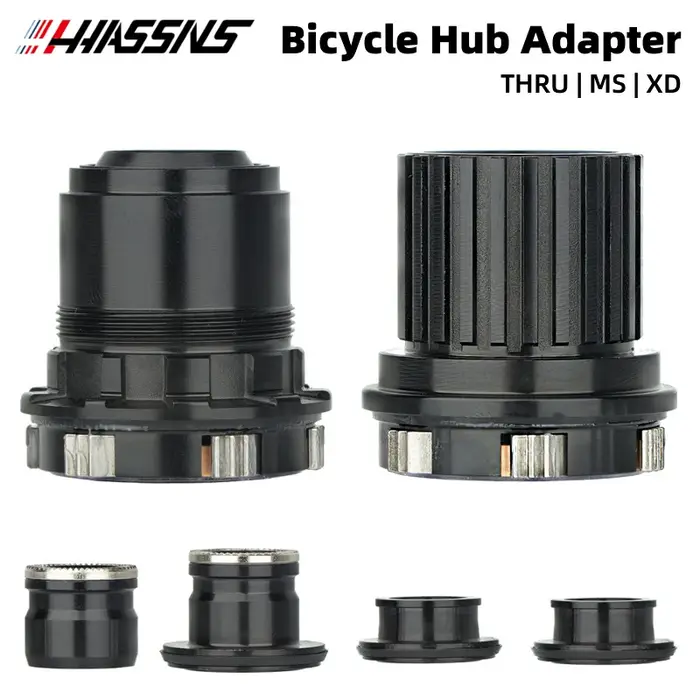 HASSNS PRO7 vtt Cube XD MS Micro adaptateur cannelé moyeu libre QR/THRU capuchon 8/9/10/11/12 bague de vitesse