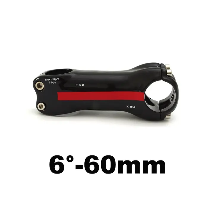 Potence en carbone 3T UD pour vélo de route et VTT, avec angle de 6/17 degrés 80/90/100/110/120mm, m