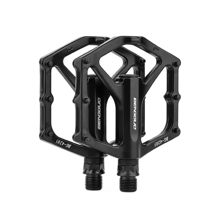 Pédales de vélo de route professionnelles en aluminium à plateforme large, roulements étanches, anti