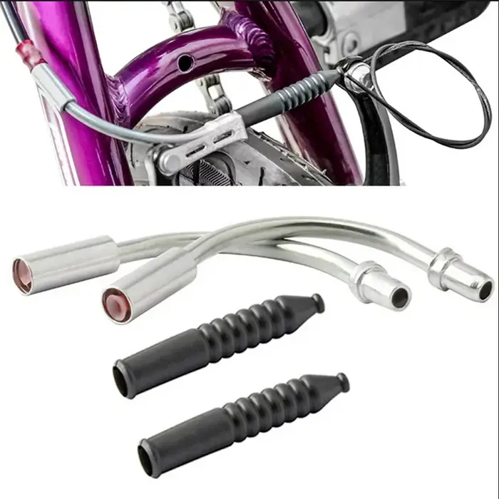 1 jeu de nouilles de frein en V, câble et démarrage, pour vtt, Guide de câble, Tube courbé, manchons